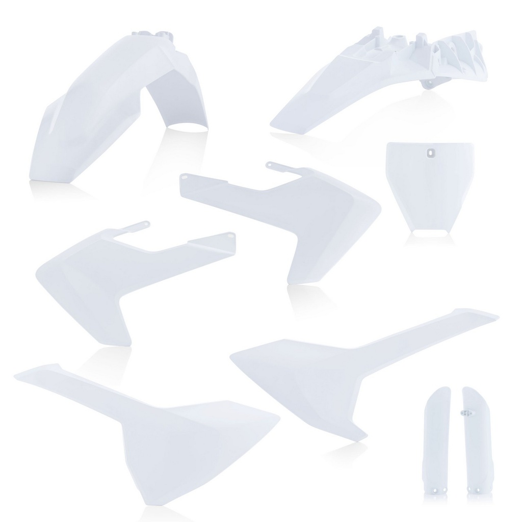 Acerbis Plastics Kit Husqvarna TC85 '18-21 White 2