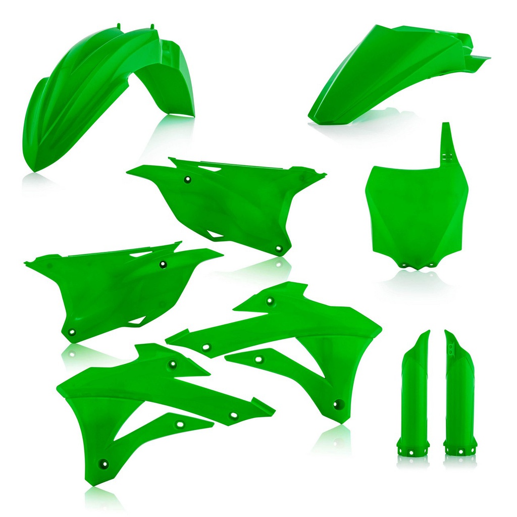 Acerbis Plastics Kit Kawasaki KX 85|100 '14-21 Green