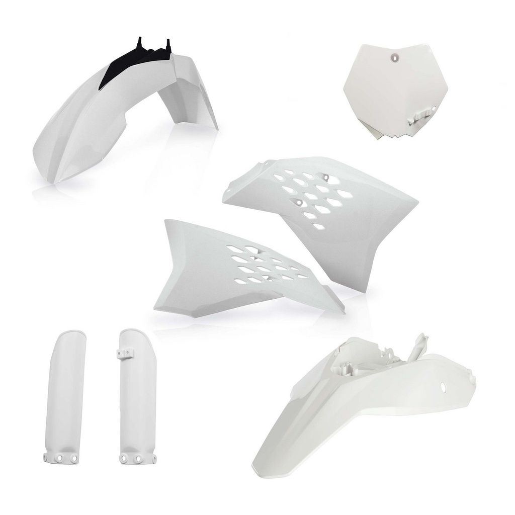 Acerbis Plastics Kit KTM SX65 '09-11 White