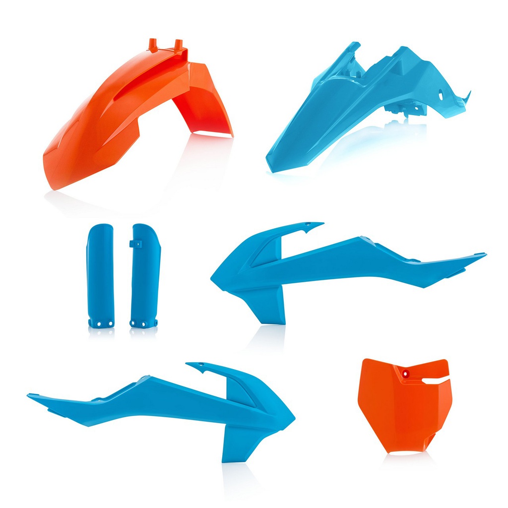 Acerbis Plastics Kit KTM SX65 '16-18 Orange/Blue