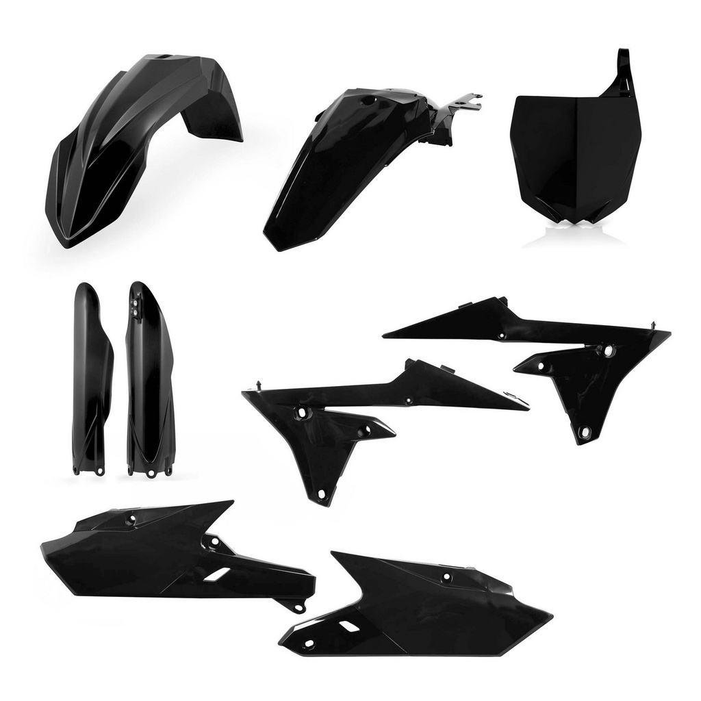 Acerbis Plastics Kit Yamaha YZF 250|450 '14-18 Black