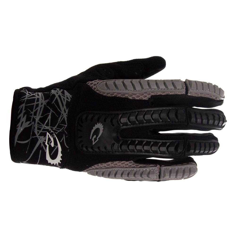 Lizzard T-Rex Long Finger Glove Black/Grey