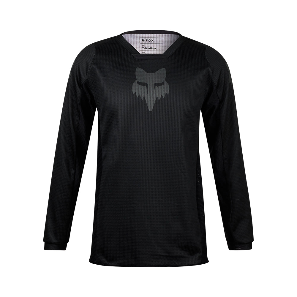 Fox Blackout MX Jersey Black Youth