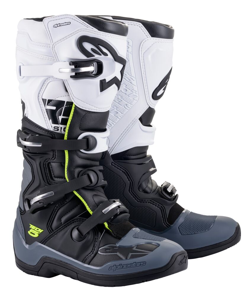 Alpinestars Tech 5 MX Boots Black/Dark Grey/White