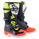 Alpinestars Tech 7S Youth MX Boots Grey/Red/Yellow