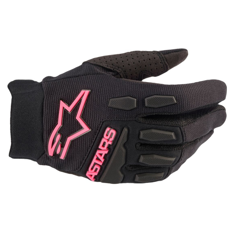 Alpinestars Stella Full Bore Womens Gloves Black/Pink Fluo