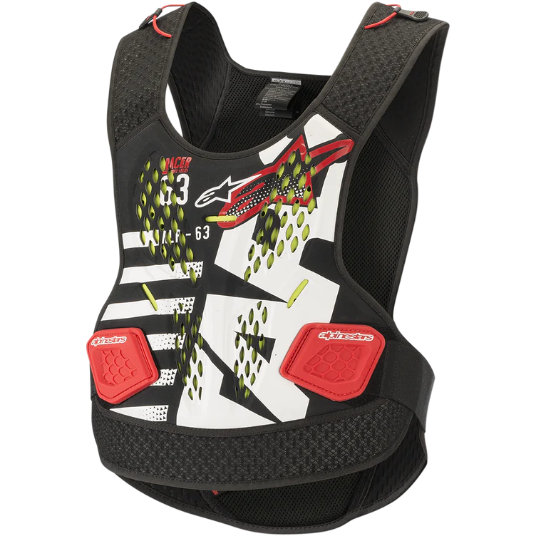 Alpinestars Sequence Chest Protector Black/White/Red