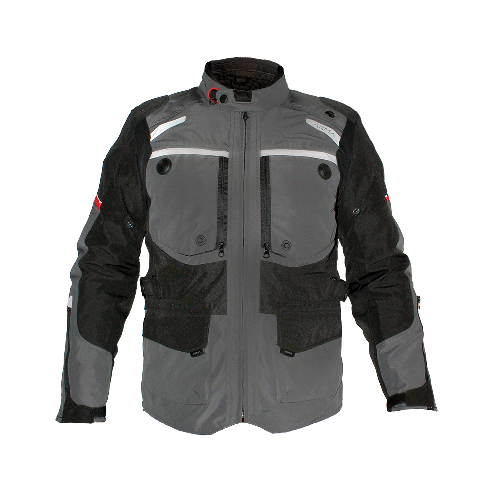 Arma Armadillo Adventure Jacket Dark Grey/Black