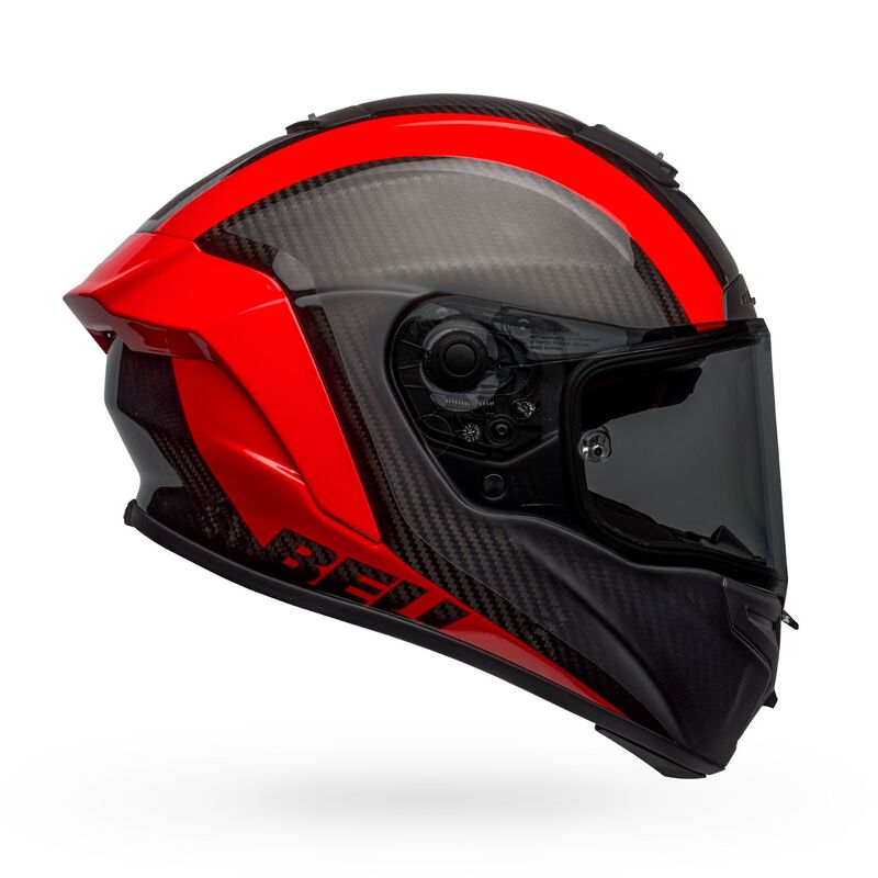 Bell Race Star DLX Tantrum 2 Full Face Helmet Matt/Gloss Black/Red