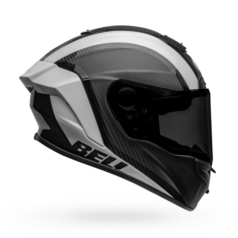 Bell Race Star DLX Tantrum 2 Full Face Helmet Matt/Gloss Black/White