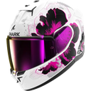 Shark D-Skwal 3 Full Face Helmet Mayfer WVA White/Purple/Grey
