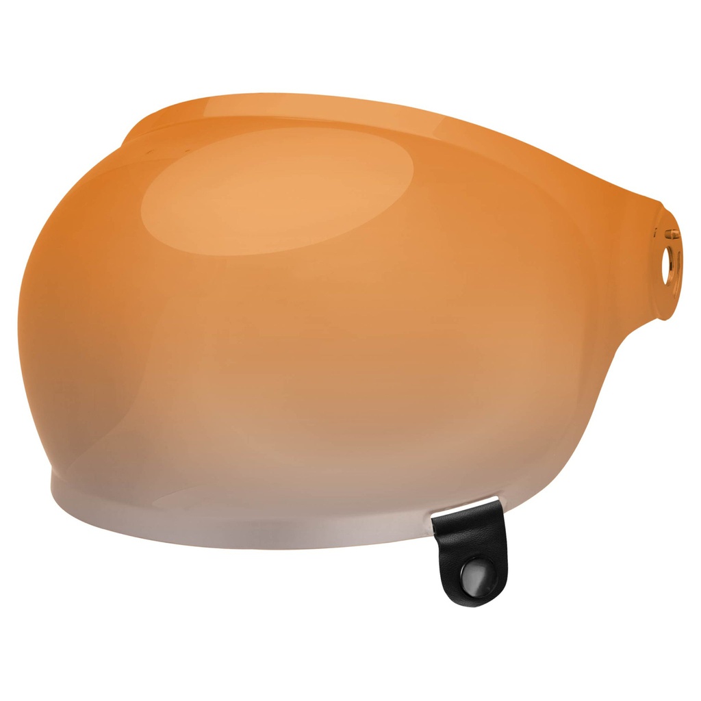 Bell Bullitt Bubble Visor Black Tab Amber Gradient