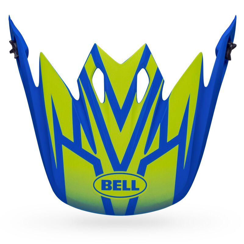 Bell MX-9 MIPS Peak Disrupt Blue/Yellow Flo