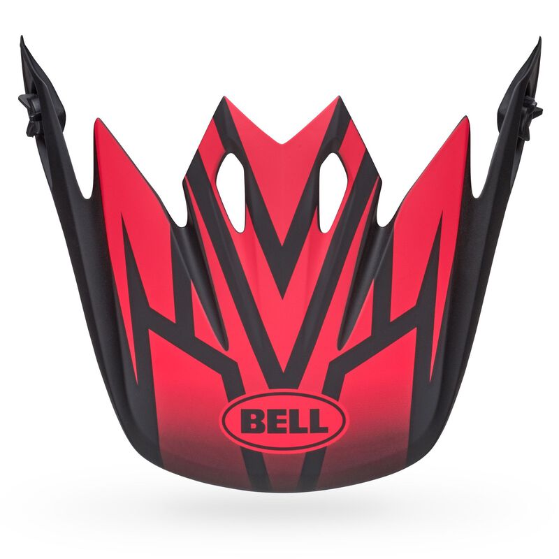 Bell MX-9 MIPS Peak Disrupt Matt Black/Red