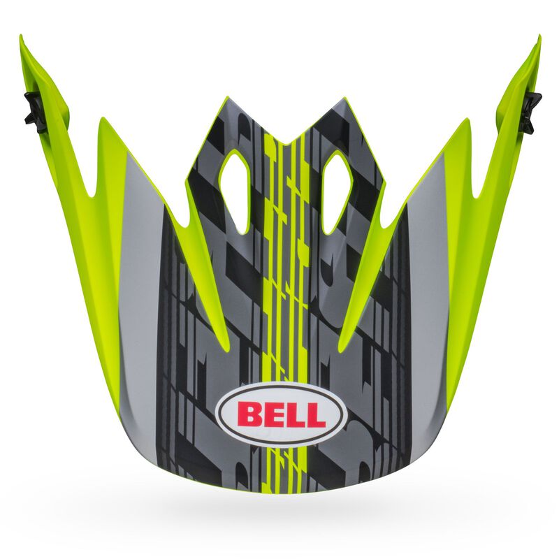 Bell MX-9 MIPS Peak Offset Matt Black/Yellow Flo