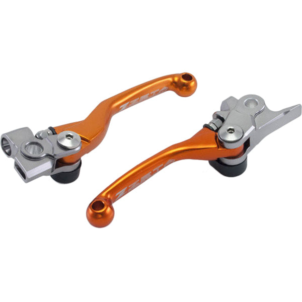 Zeta Pivot Lever Set FP KTM 250/350/450SX/EXC/XC Brembo Orange