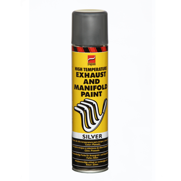 Spanjaard Exhaust & Manifold Paint Silver 300ml