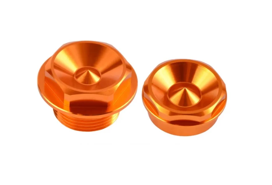 Racecraft Front Axle Nut Orange KTM125-450 XC/XCF/SX/SXF '03-14