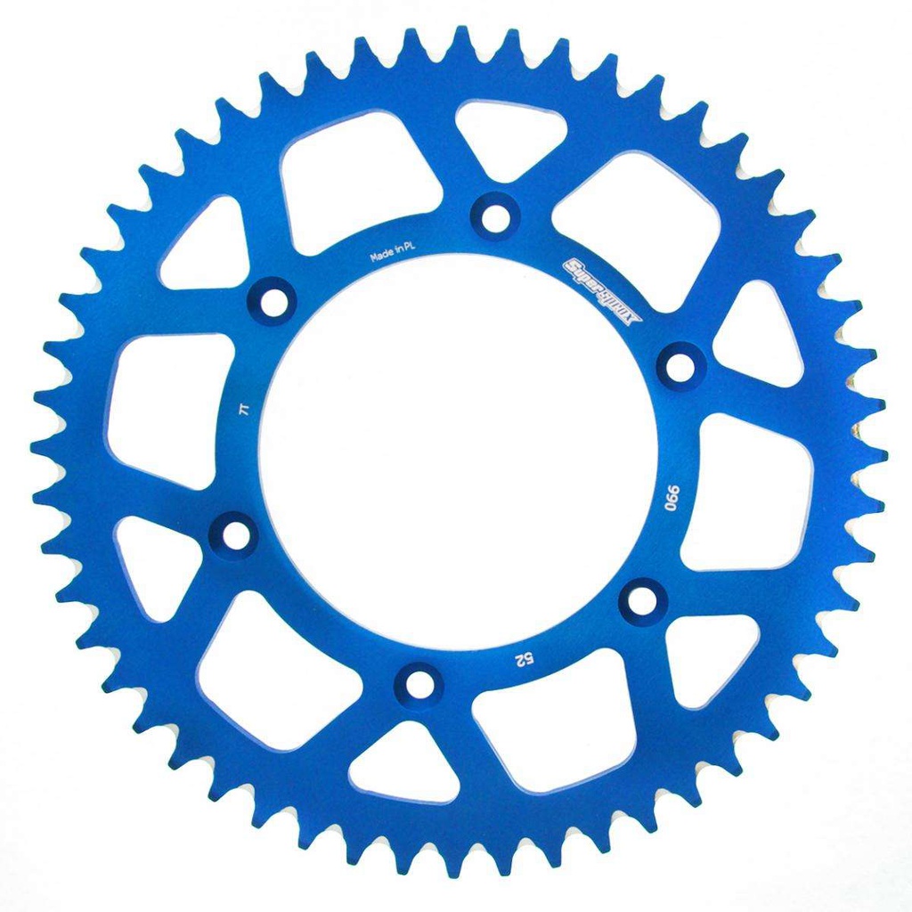 Supersprox Aluminium Rear Sprocket 52T Blue KTM|HSQ  125-701cc