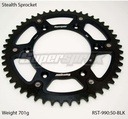 Supersprox Stealth Rear Sprocket 50T Black KTM|HSQ  125-701cc