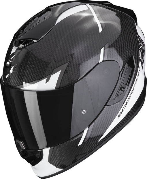 Scorpion EXO Full Face Helmet 1400 Carbon Kendal Black/White