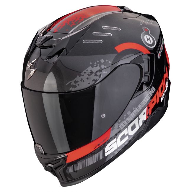 Scorpion EXO Full Face Helmet 520 Titan Black/Red