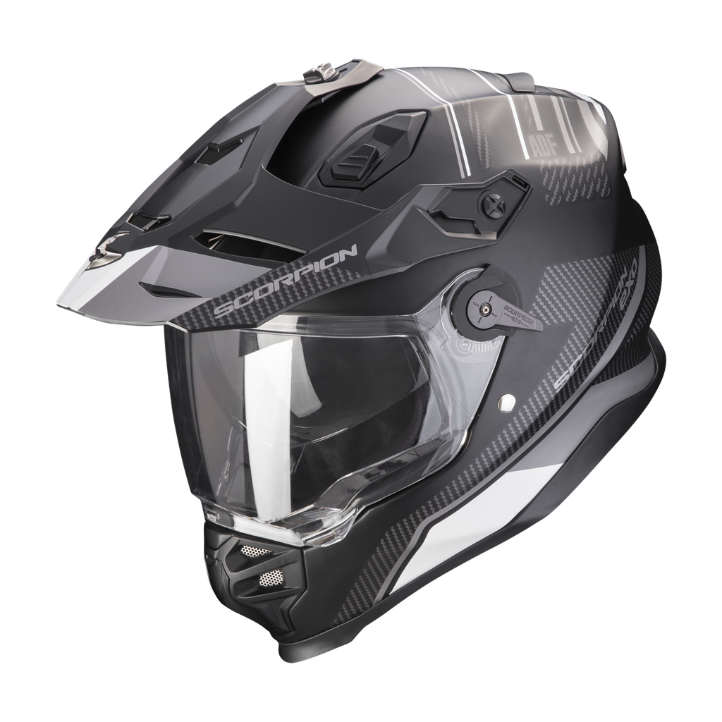 Scorpion EXO ADV Helmet ADF-9000 Desert Matt Black/Silver