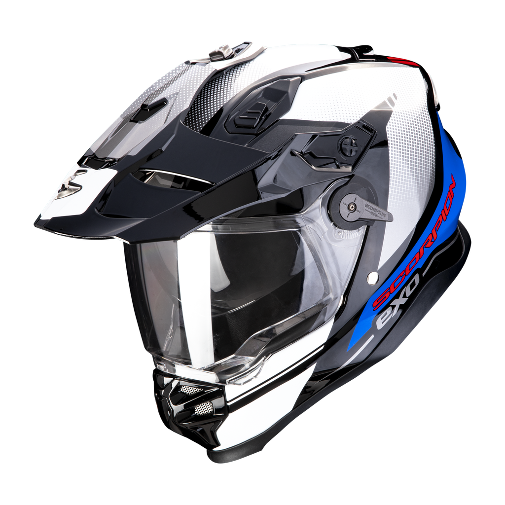 Scorpion EXO ADV Helmet ADF-9000 Trail  Black/Blue/White