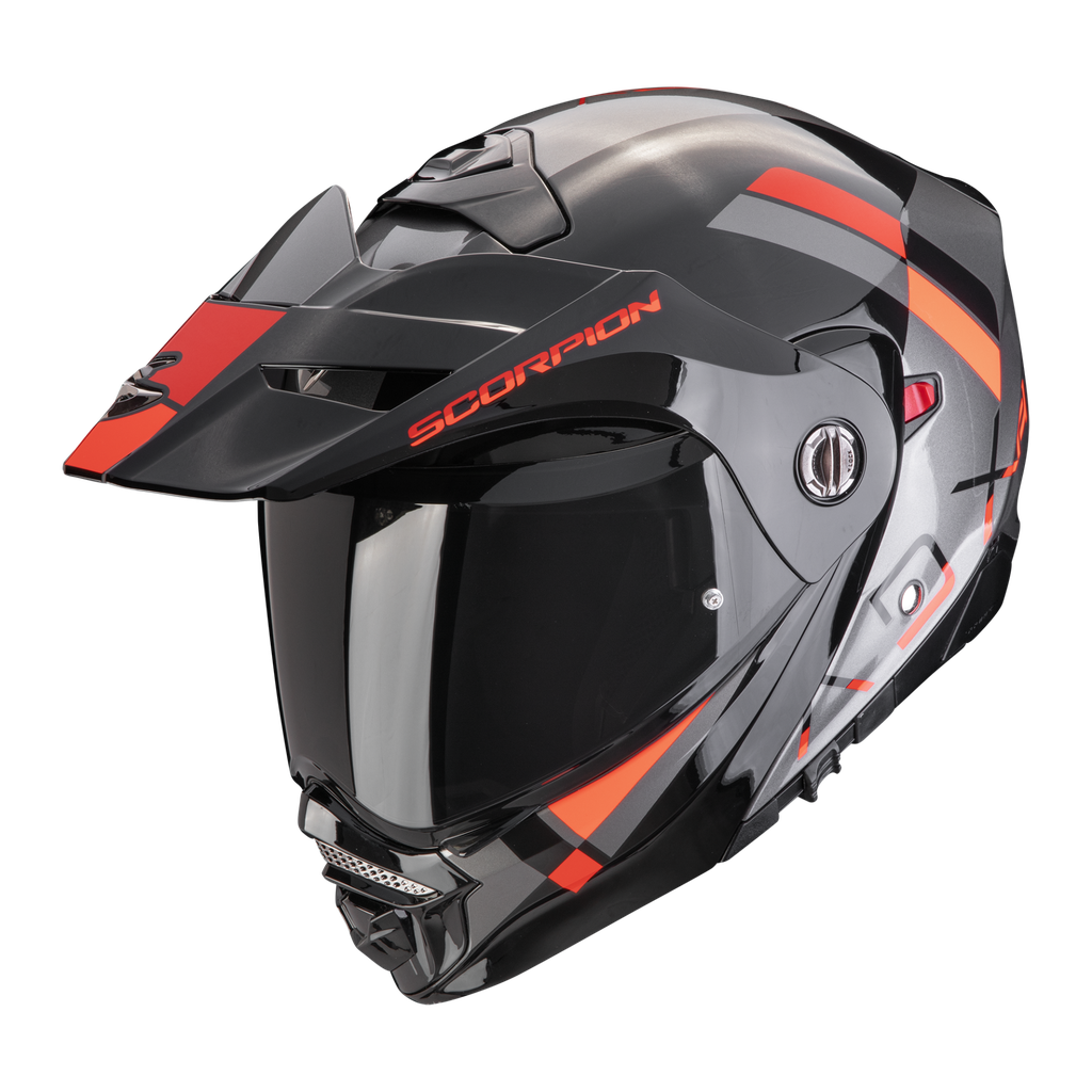 Scorpion EXO Flip Up ADV Helmet Galane Black/Red