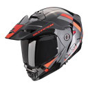 Scorpion EXO Flip Up ADV Helmet Galane Black/Red