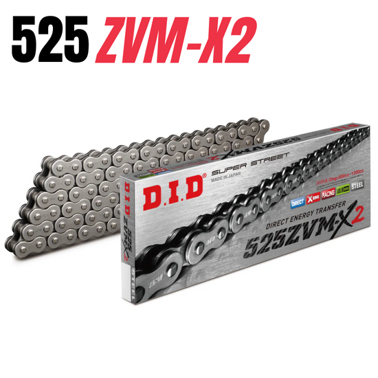 DID Chain 525 120L ZVMX X-Ring ZB Rivet Steel