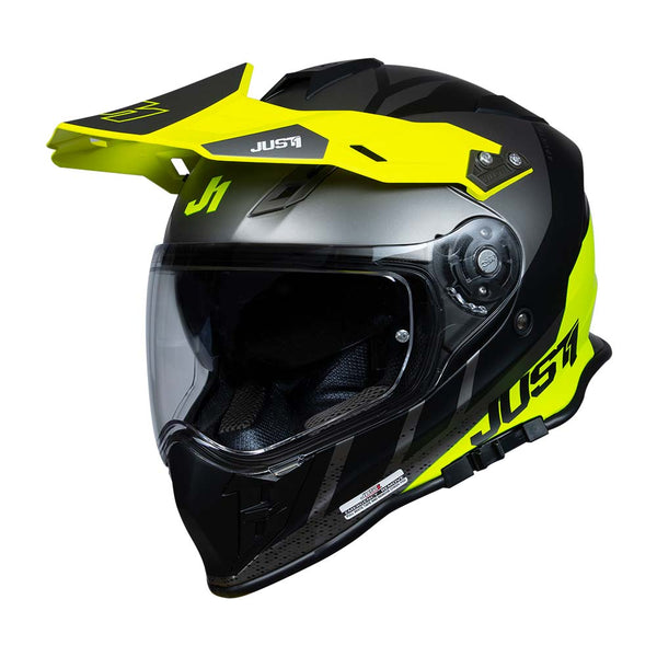 Just1 ADV Helmets J34 Outerspace White/Yellow/Black