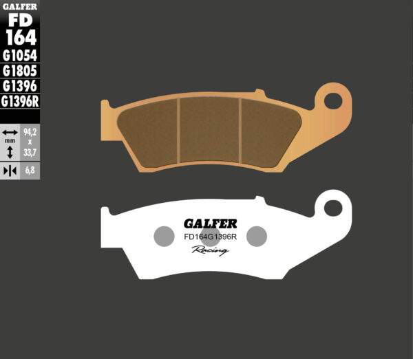 Galfer Moto Front Brake Pads Racing Off Road Sintered FD164G1396R