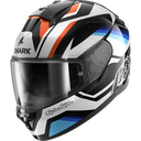 Shark Ridill 2 Full Face Helmet Apex KWB White/Black/Orange/Blue