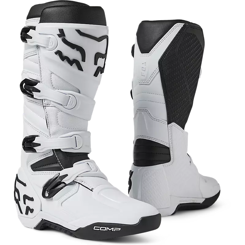 Fox Comp MX Boots White