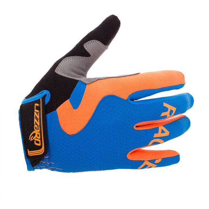 Lizzard Race Long Finger Gloves Royal/Orange