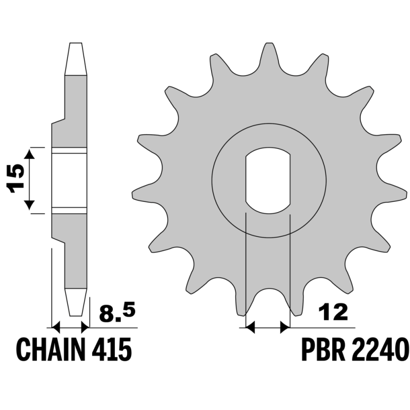 KTM SX50 Front Sprocket 11T