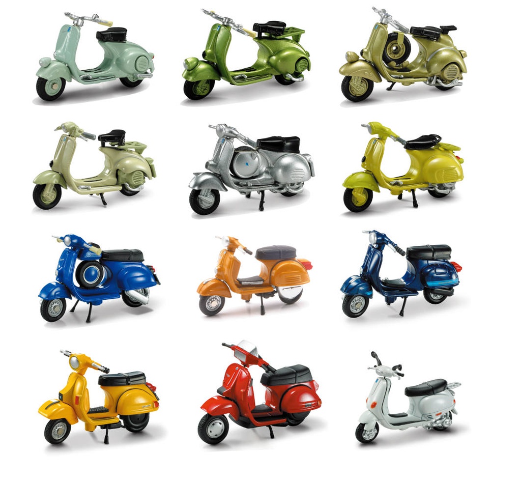 NewRay Vespa Series 12 Pack 1/32 Scale