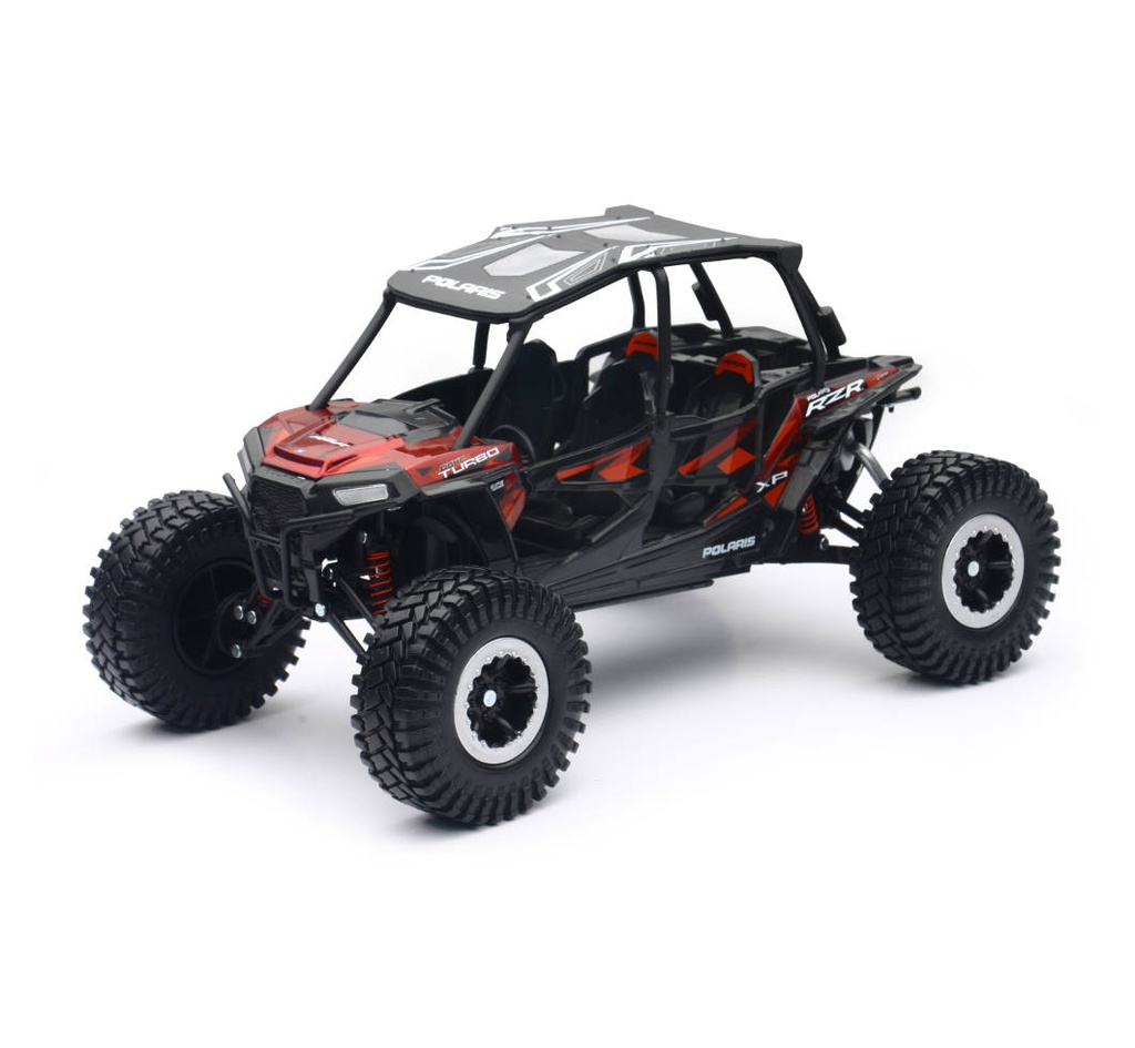 NewRay Polaris RZR XP 4 Turbo Rock Crawler Titanium 1/18 Scale