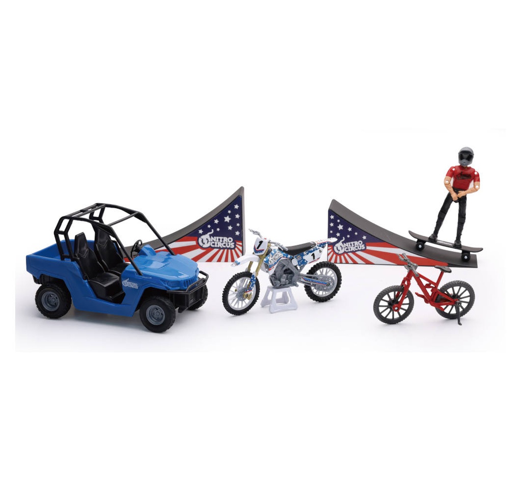 NewRay Nitro Circus Playset 1/18 Scale