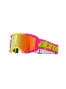 Alpinestars Vision 5 Wordmark MX Goggles Pink/Yellow Mirror Red