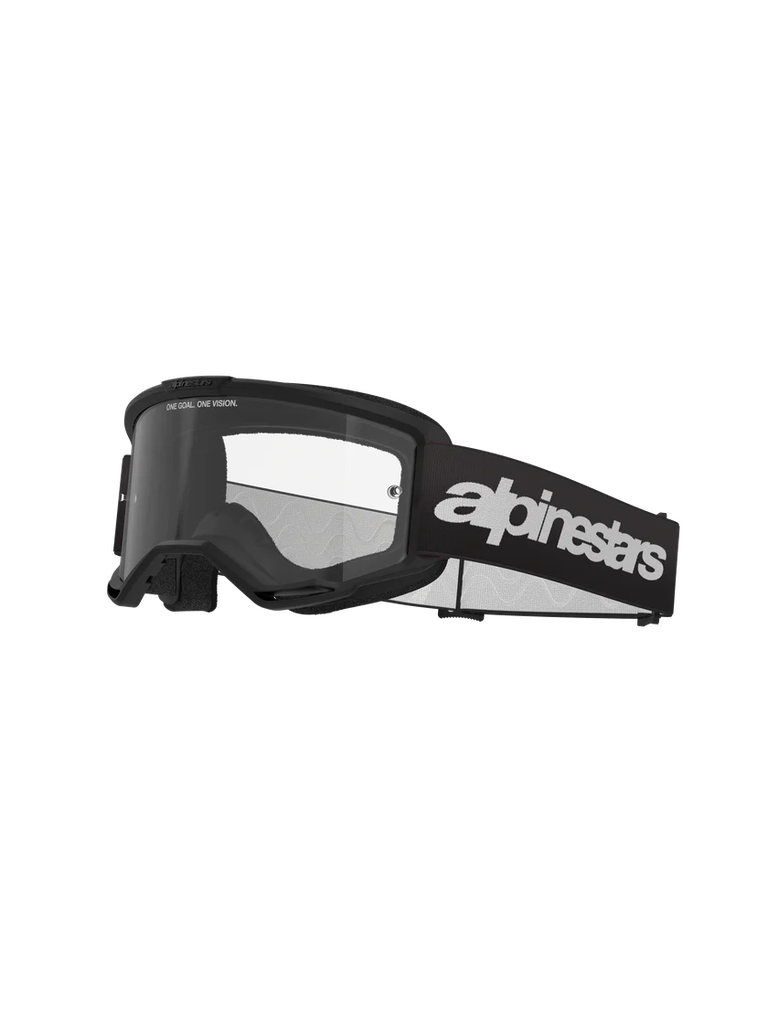 Alpinestars Vision 3 Wordmark MX Goggles Black Clear