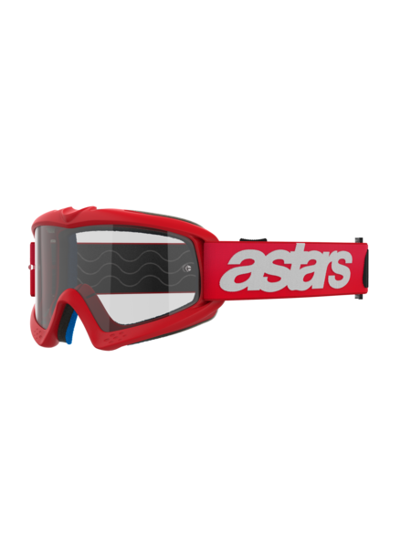 Alpinestars Youth Vision Blaze MX Goggles Red Clear