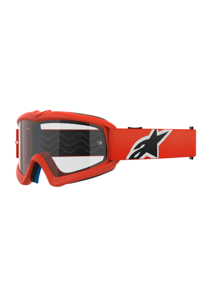 Alpinestars Youth Vision Corp MX Goggles Orange Clear