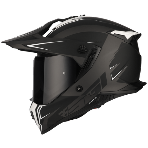 Spirit Adventure Helmet Realm Fiberglass Ascent Gun Metal/White