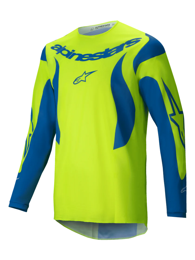 Alpinestars 2025 Fluid Haul Jersey Yellow Flou/Blue