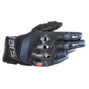 Alpinestars Halo Leather Gloves Dark Blue/Black