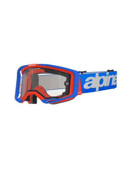 Alpinestars Vision 8 Wordmark Goggles Blue/Orange