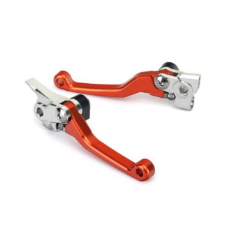 SSI Pivot MX Clutch & Brake Lever Set KTM125-500 '06-13 Brembo Orange
