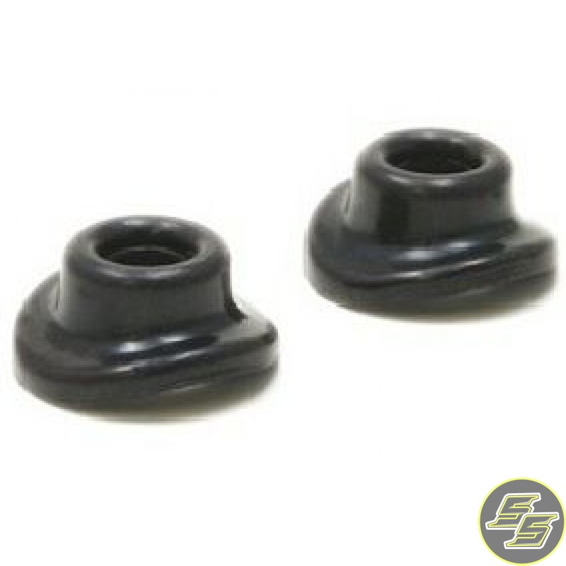 DRC Air Valve Mud Guard Black 2pc